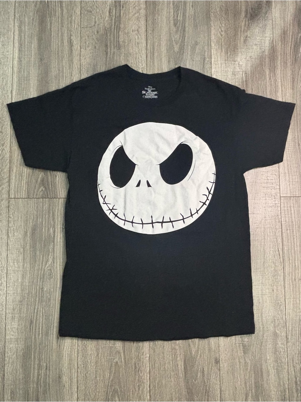 Disney Nightmare Before Christmas Jack Skellington Graphic Tee Large Unisex
